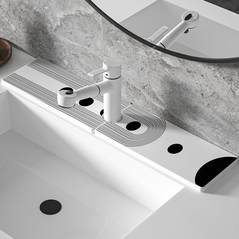 Decorative Sink Faucet Protector Mat