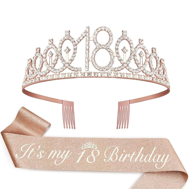 Ladies Crystal Princess Crown with 30 & Fabulous lettering Bowlift