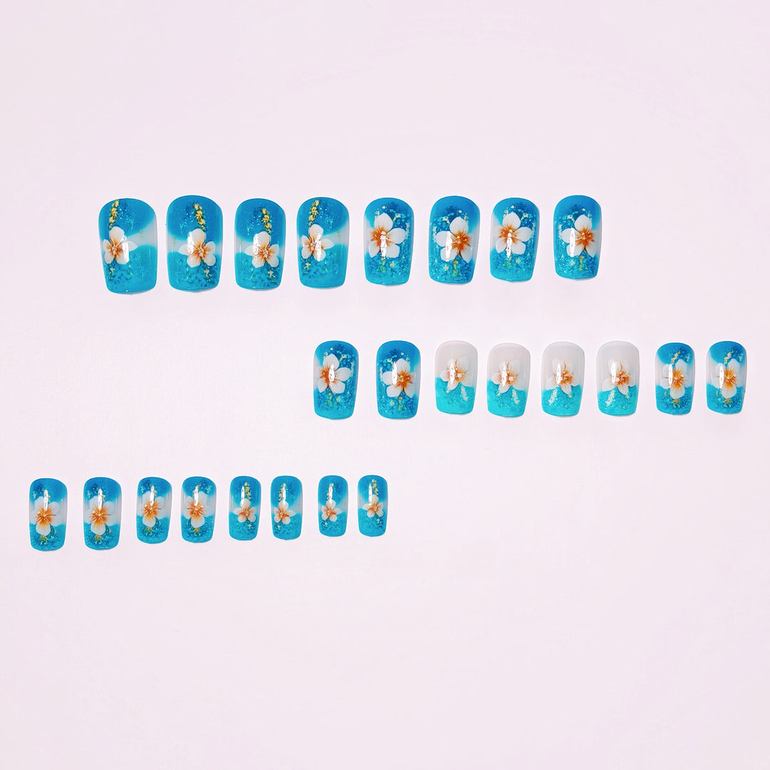 Floral 3D Nail Art Bowlift