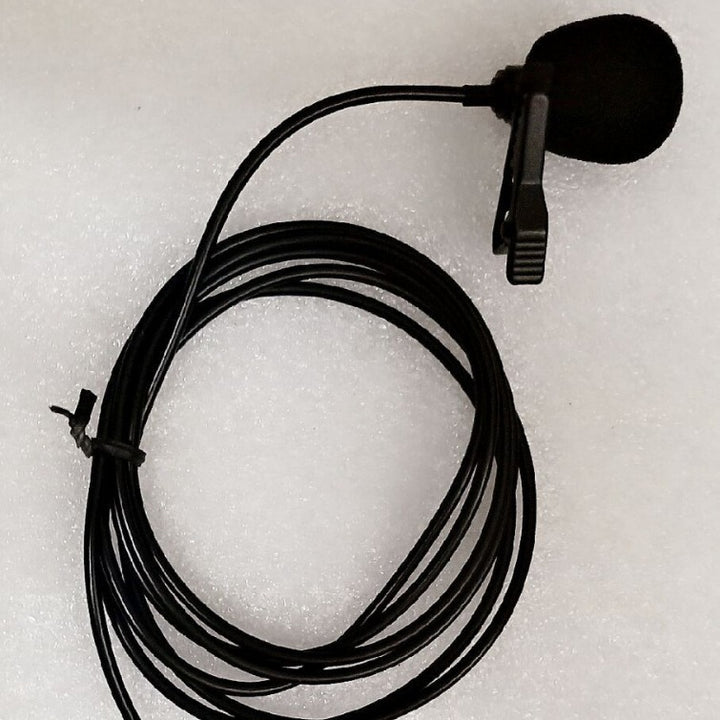 Lavalier microphone with flexible clip Bowlift