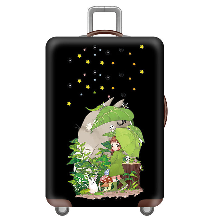 Women's Hardshell Travel Suitcase with Floral Decoration Bowlift