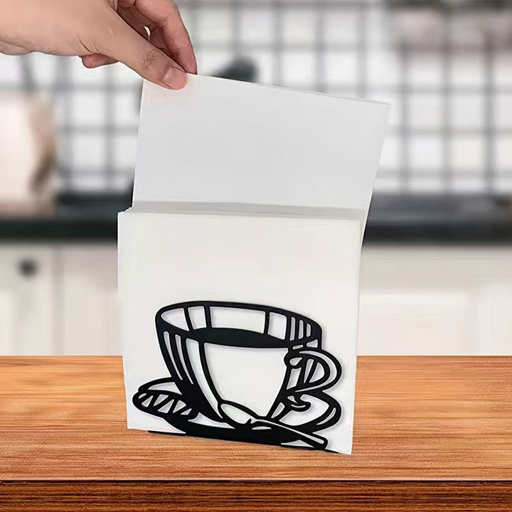 Elegant napkin holder made of metal Bowlift