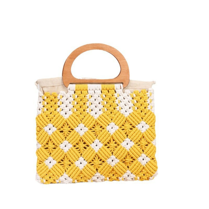Hand-knotted Macrame Bag Bowlift