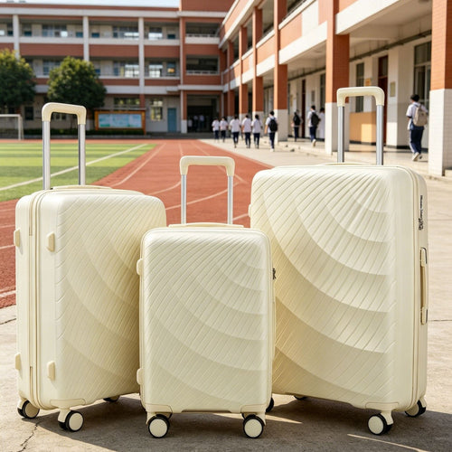 Unisex Premium Textured Hard Shell Luggage Set Bowlift