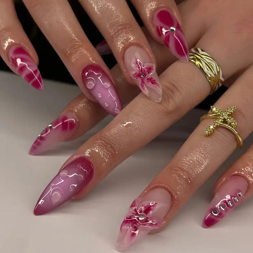 Creative Floral Nail Art Extensions Bowlift 1787913641
