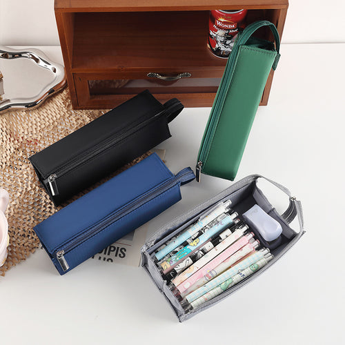 Minimalist Zippered Pencil Case Bowlift