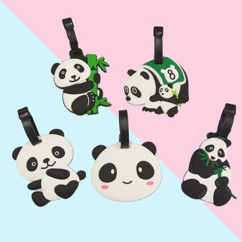 Unisex Luggage Tag in Cute Panda Design Bowlift