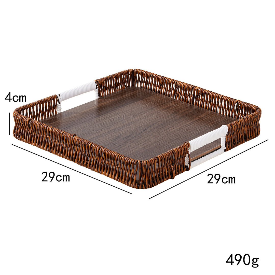Stylish Handwoven Serving Tray Bowlift