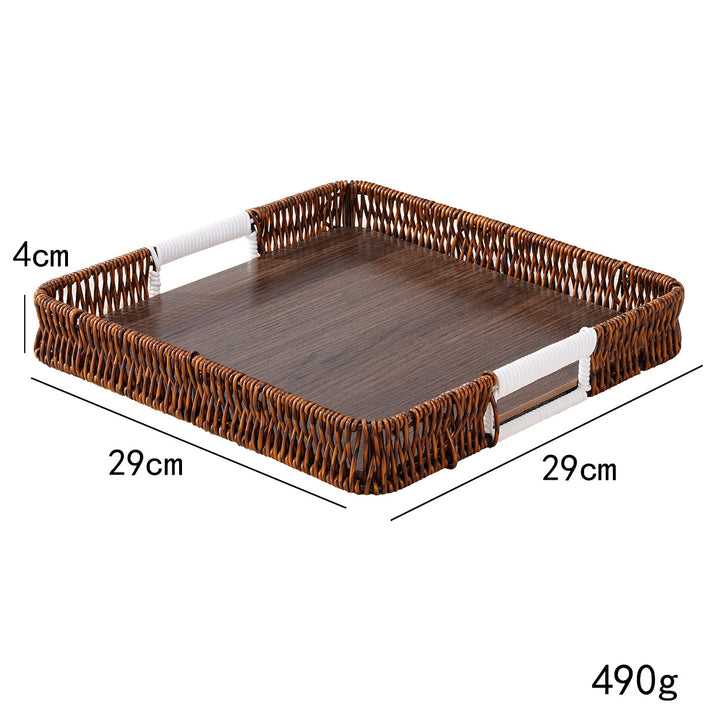 Stylish Handwoven Serving Tray Bowlift