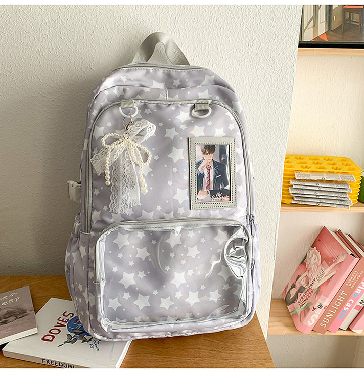 Star-Themed Multi-Functional Backpack Bowlift