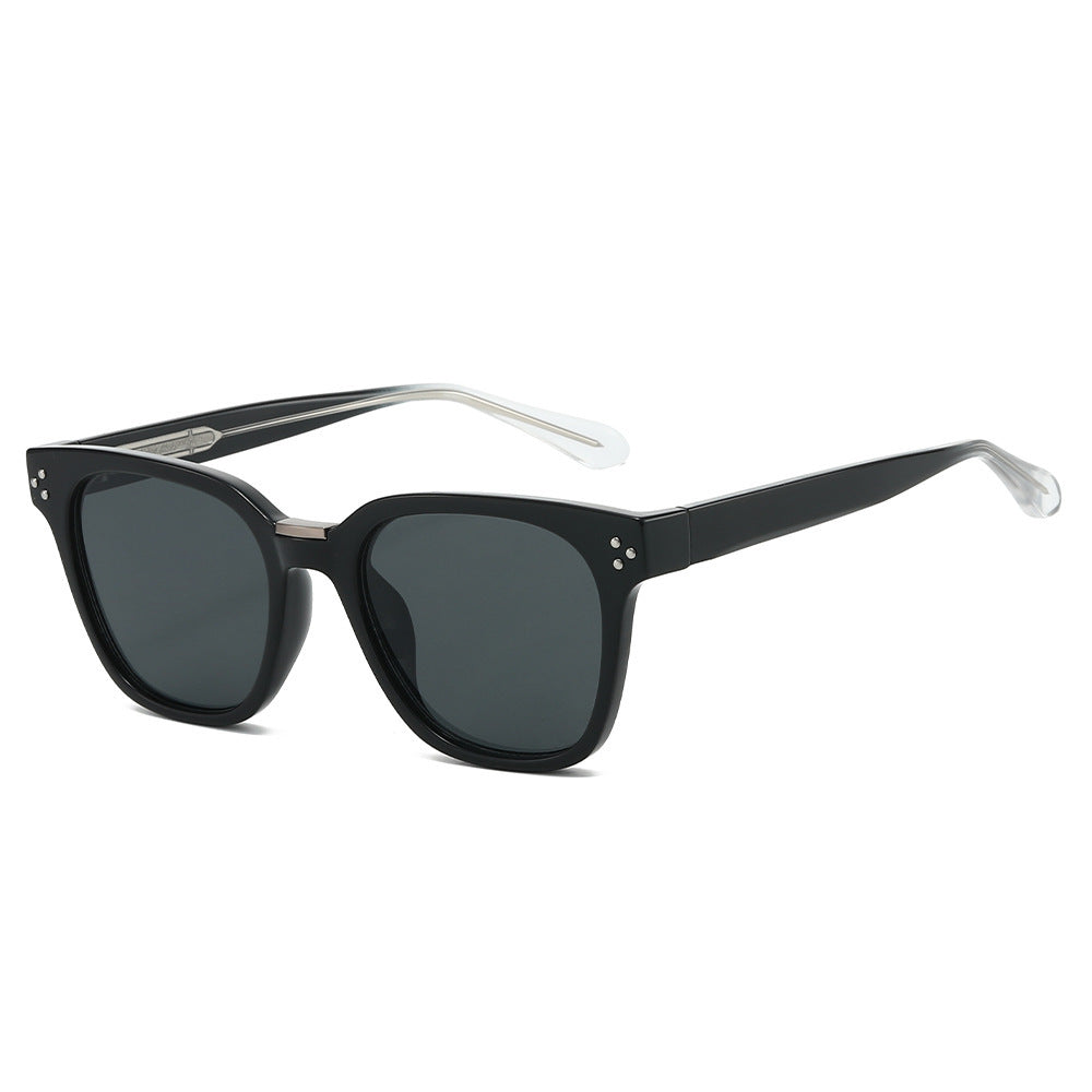 Women’s Geometric Sunglasses with Wide Frame and UV Protection Bowlift