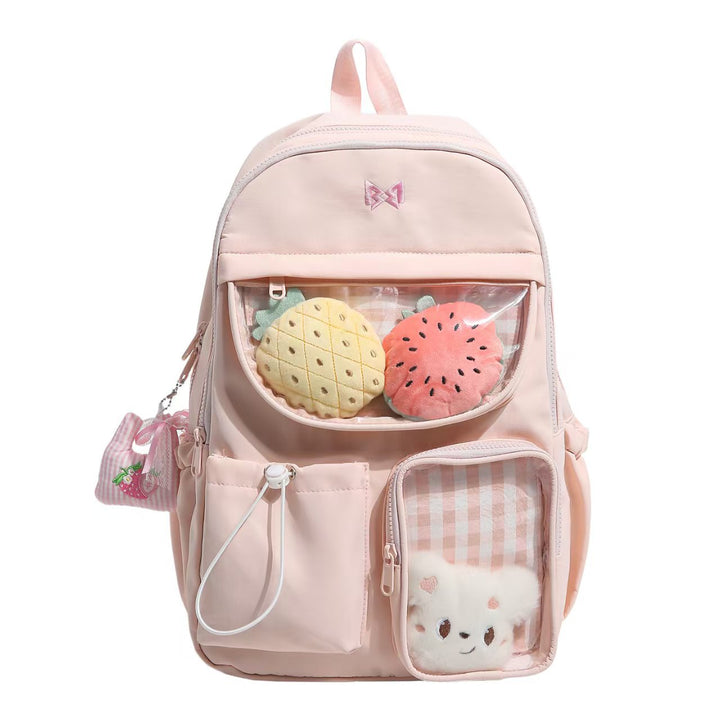 Clear Front Pocket Backpack Bowlift