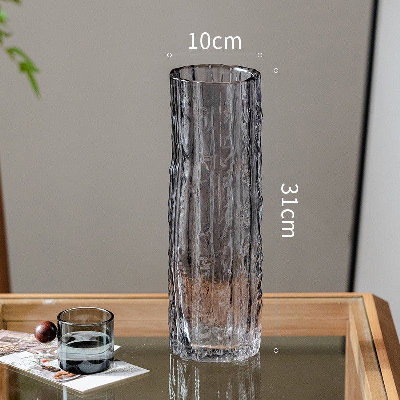 Artful Glass Vase in Modern Design Bowlift