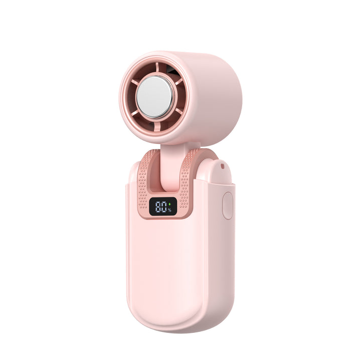 Ladies portable USB hand fan with battery Bowlift