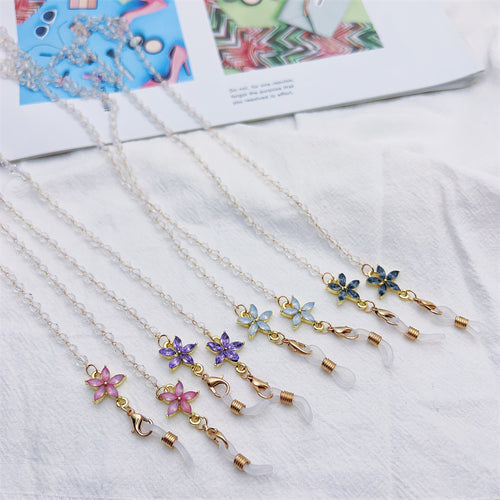 Floral Decorative Eyewear Chain Bowlift