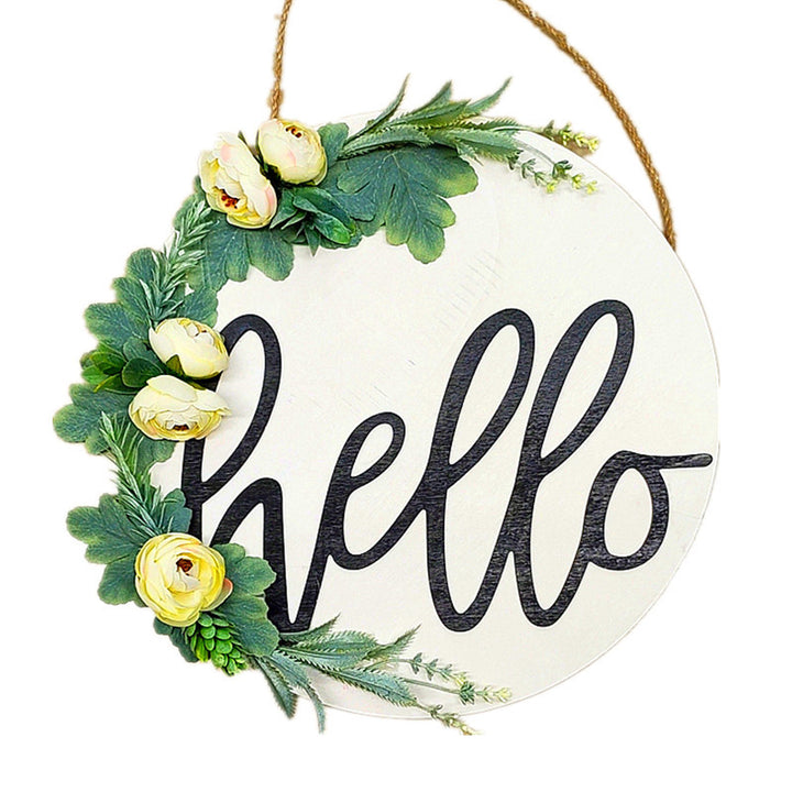 Decorative Flower Welcome Board