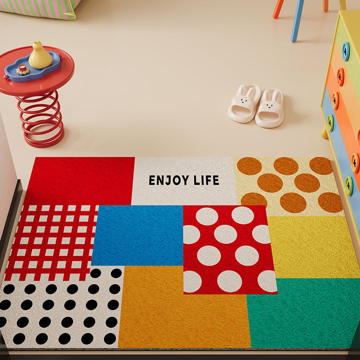 Playful Welcome Mat