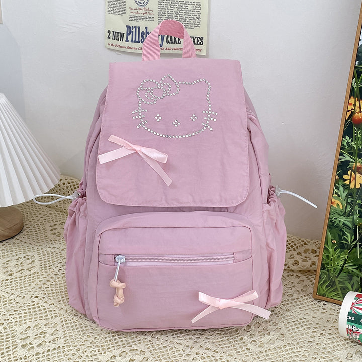 Cute Character Embellished Backpack