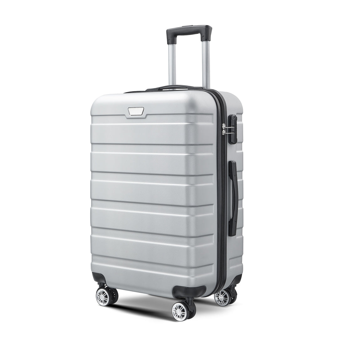 Unisex Multi-Functional Hard Shell Spinner Suitcase Bowlift