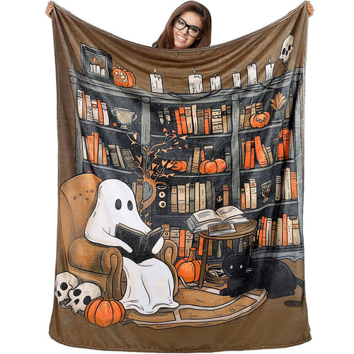 Cozy Halloween-Themed Blanket