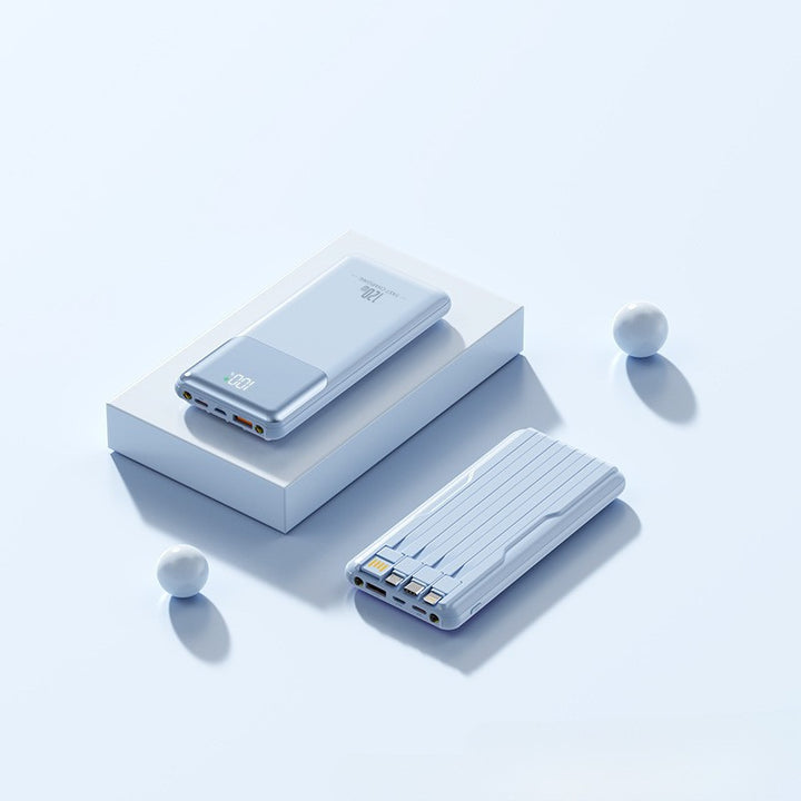 Portable Power Bank with Intelligent Multiple Connection and LCD Display Bowlift
