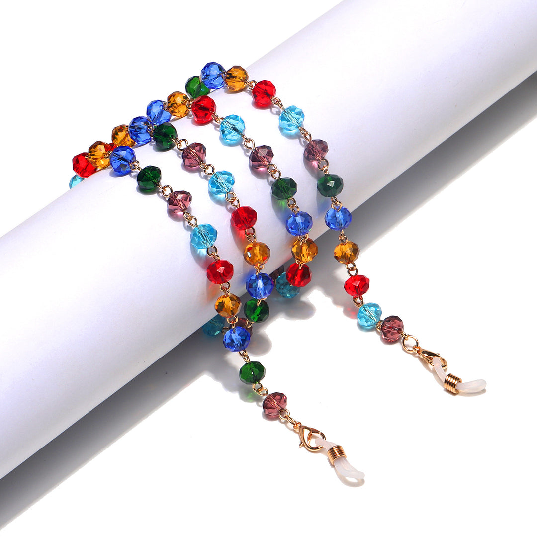 Vibrant Beaded Eyewear Chain Bowlift