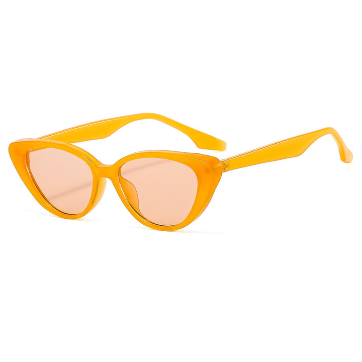 Women's Cat-Eye Sunglasses with Modern Extreme Frame Bowlift