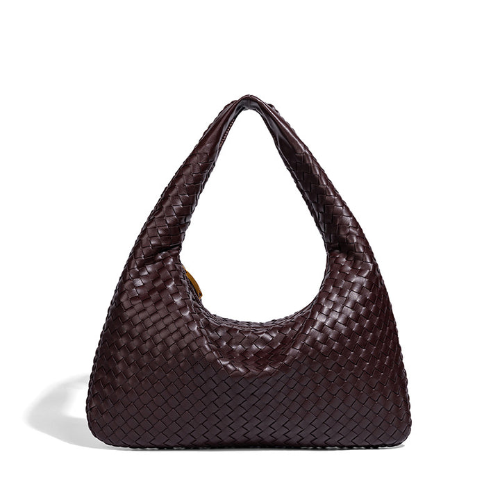 Woven Leather Hobo Bag Bowlift