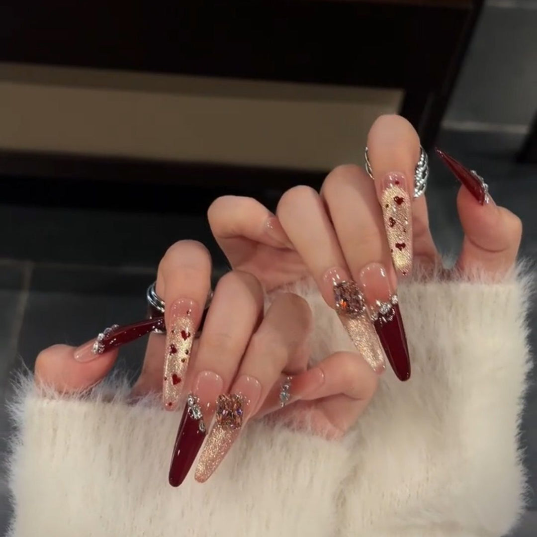 Luxury Decorative Press-On Nails Bowlift
