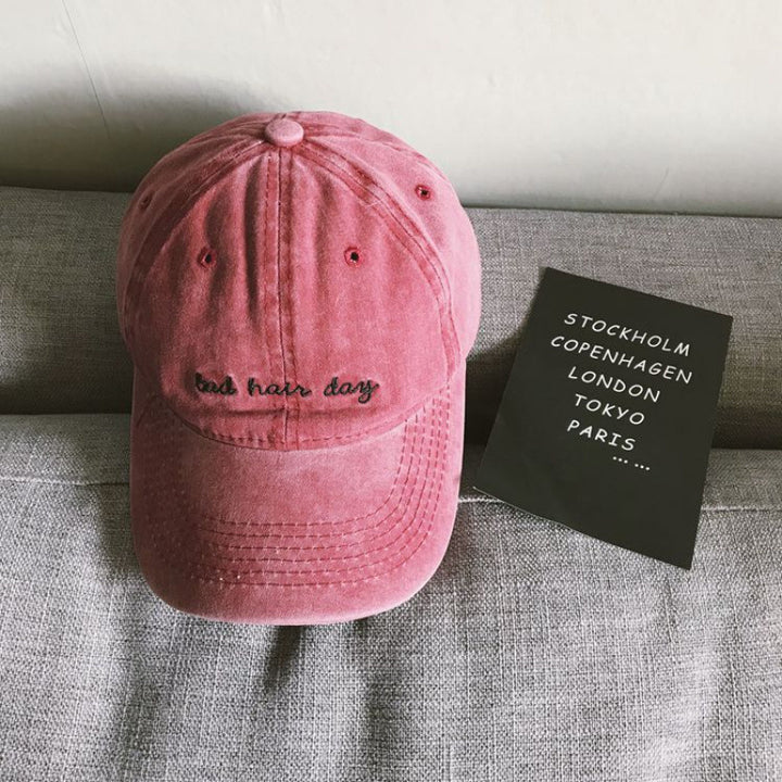 Women's Embroidered Casual Soft Cotton Baseball Cap Bowlift