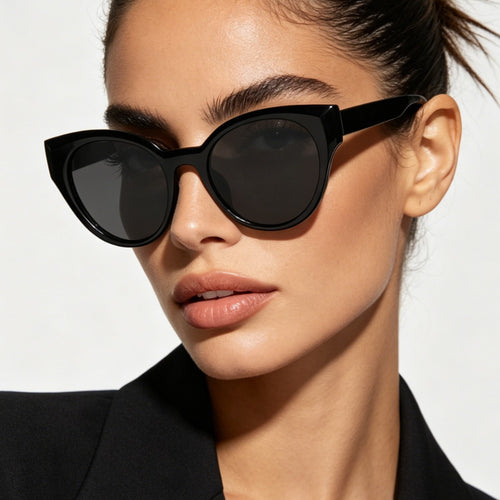 Women's stylish sunglasses with elegant transparent frame Bowlift