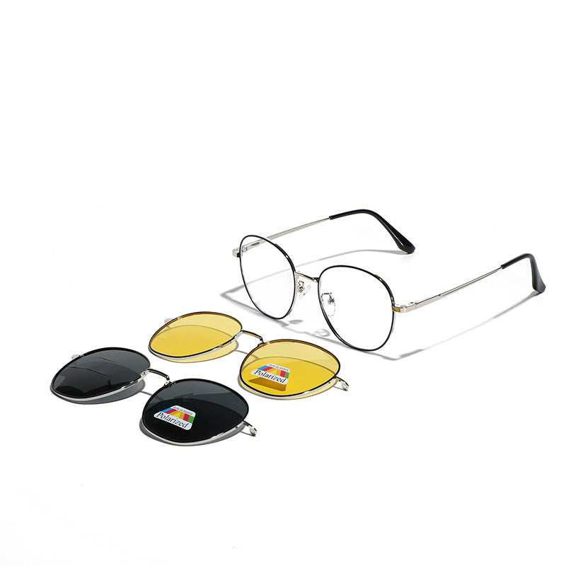 Women's fashionable glasses with interchangeable lenses Bowlift