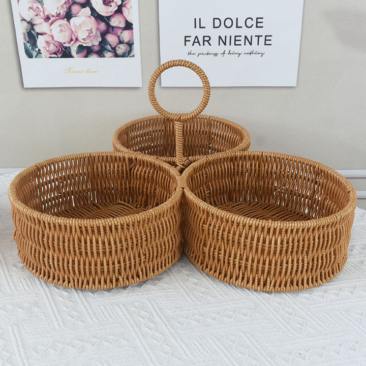 Multi-Functional Woven Storage Baskets Set Bowlift
