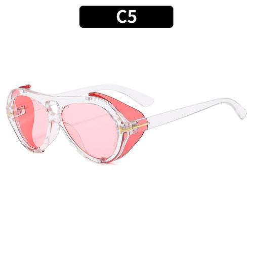 Classic Style Stylish Retro-Inspired Shield Sunglasses