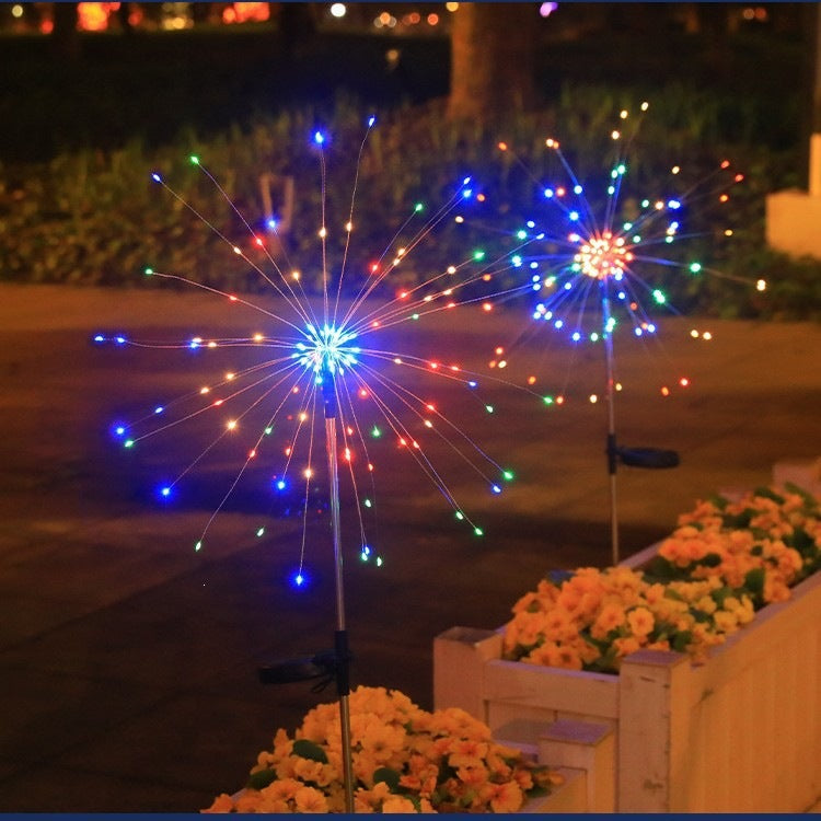 Starburst Solar Garden Stake LED Sparkler Sculpture Bowlift