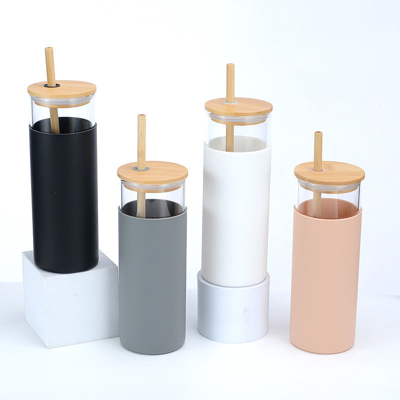 Ladies stylish drinking cup with bamboo lid Bowlift