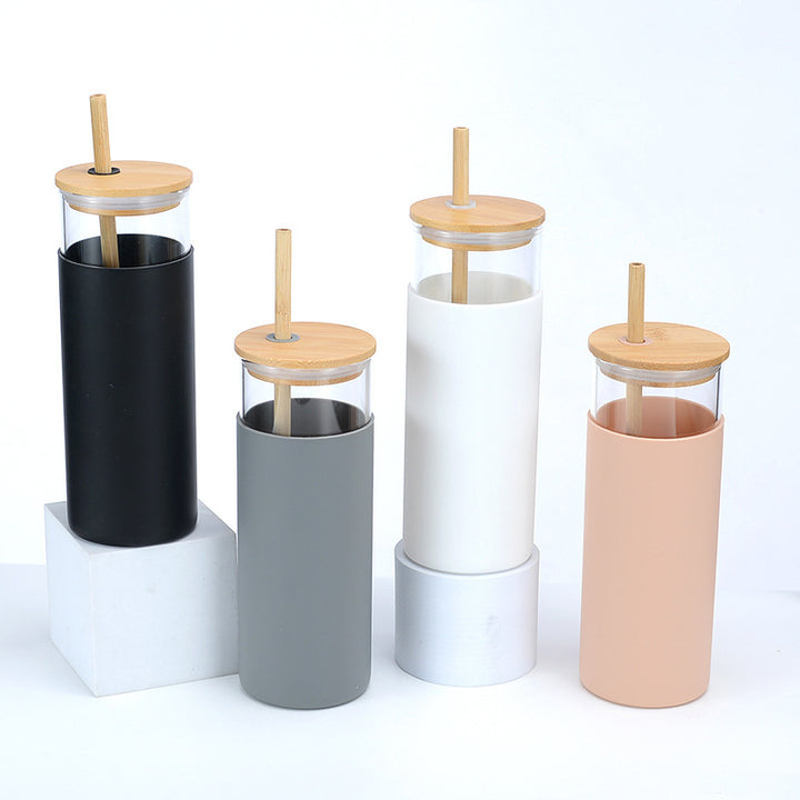 Ladies stylish drinking cup with bamboo lid Bowlift
