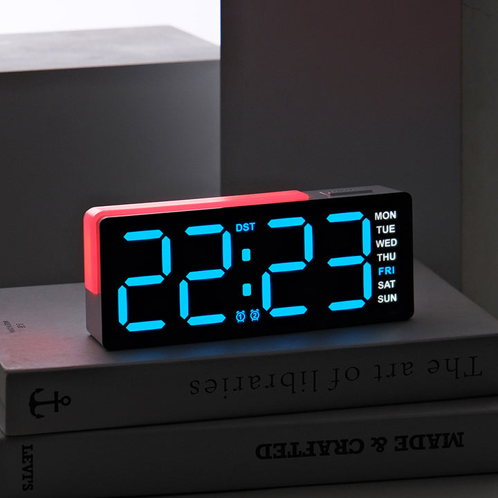 Digital Alarm Clock with Color Change Bowlift