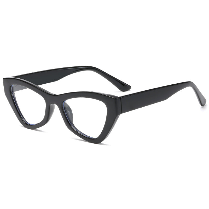 Women's Cat-Eye Glasses with Fashionable Transparent Frame Bowlift