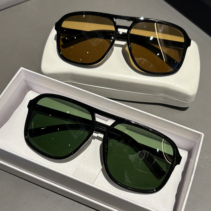 Premium Oversized Angular Frame Sunglasses Bowlift