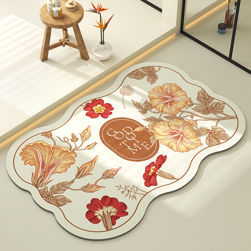 Decorative Flowers Rug