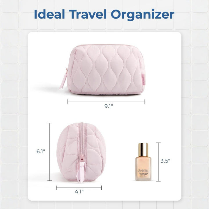 Padded Cosmetic Organizer Bag Bowlift