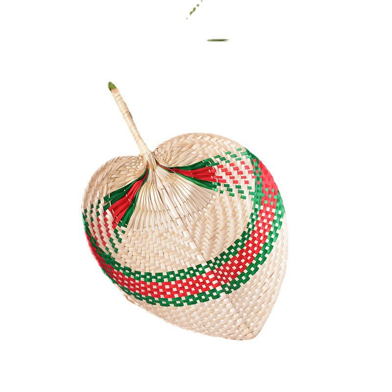 Women handmade fan made of natural material Bowlift