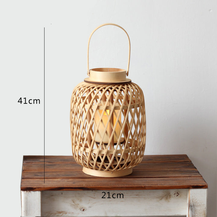 Handmade Rattan Lantern Bowlift