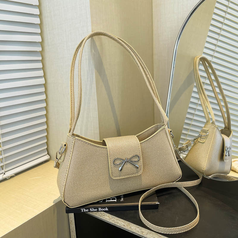 Chic Textured Mini Crossbody Bag Bowlift