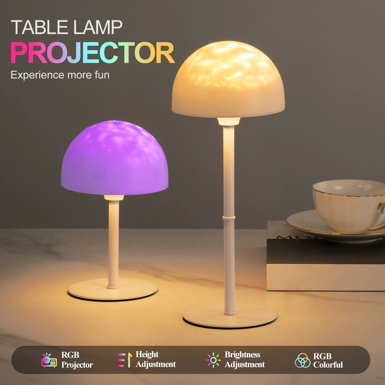 Viral Creative Decorative Bedside Table Lamp, LED Remote Atmosphere Night Light
