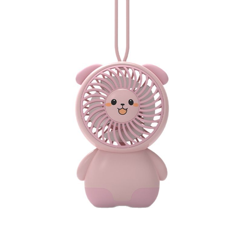 Cute Animal-Themed Handheld Fan Bowlift