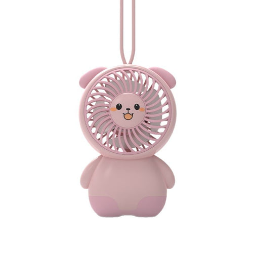 Cute Animal-Themed Handheld Fan Bowlift