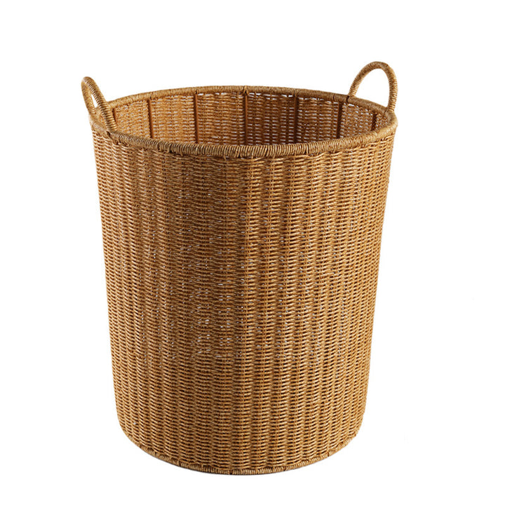 Handwoven Round Laundry Hamper Bowlift