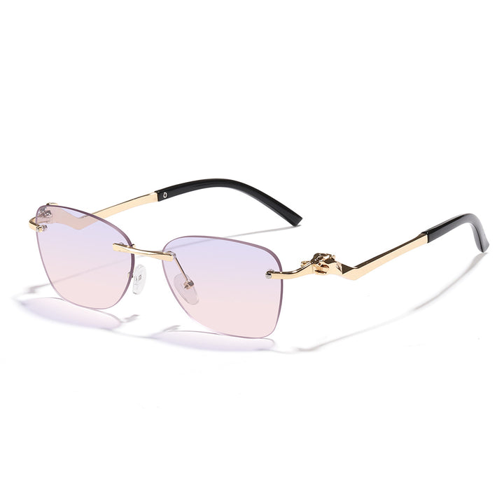 Women's fashionable sunglasses with stylish geometric accents Bowlift